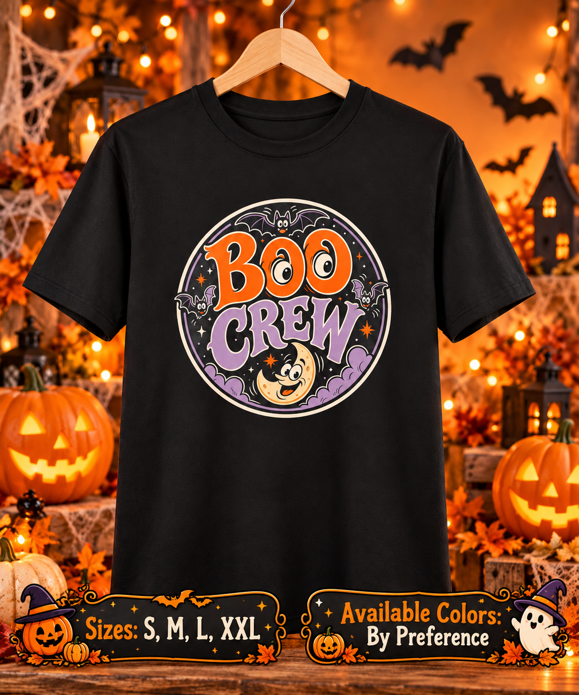 Boo Crew Matching Halloween T-Shirt