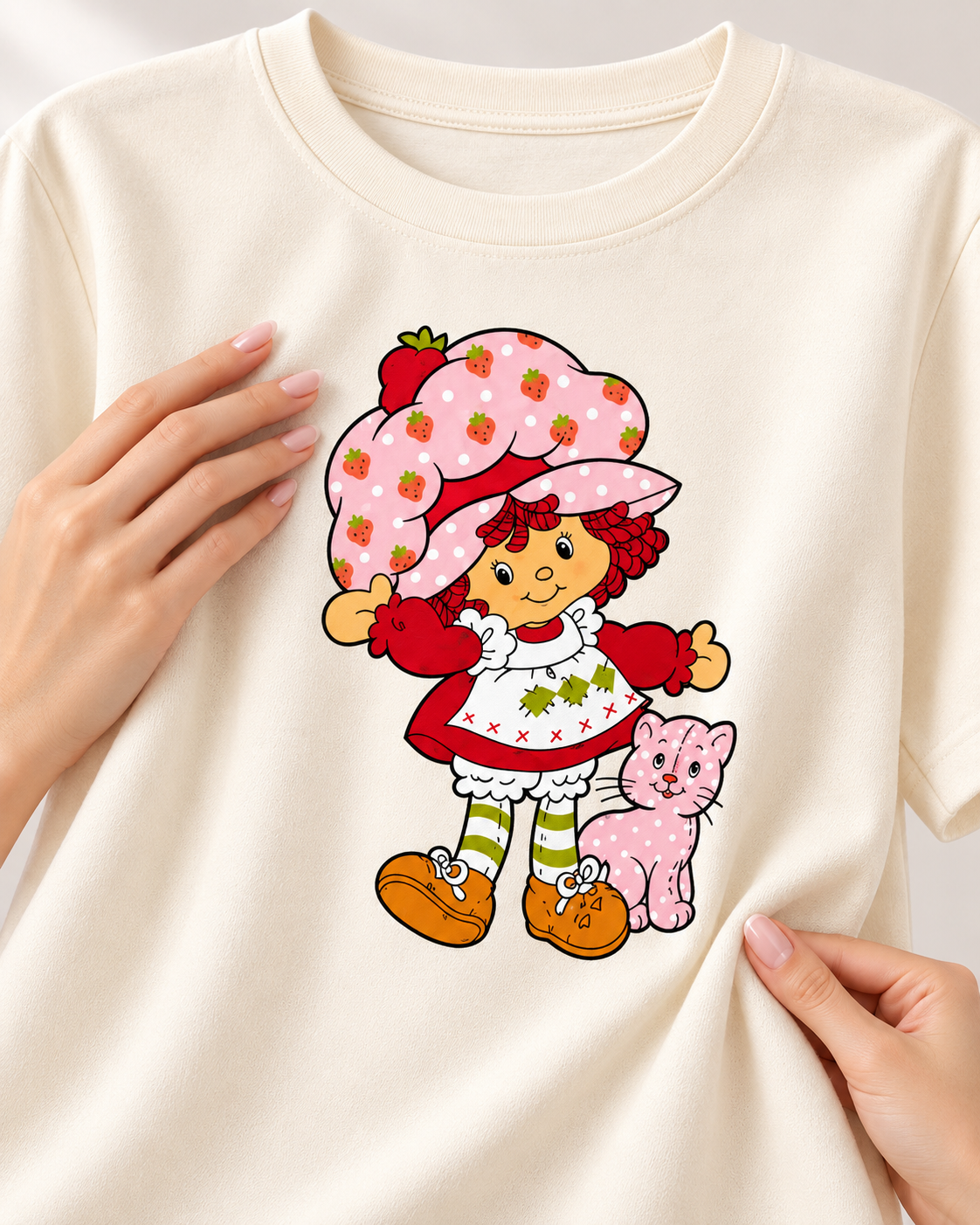 Vintage Strawberry Girl Graphic Tee