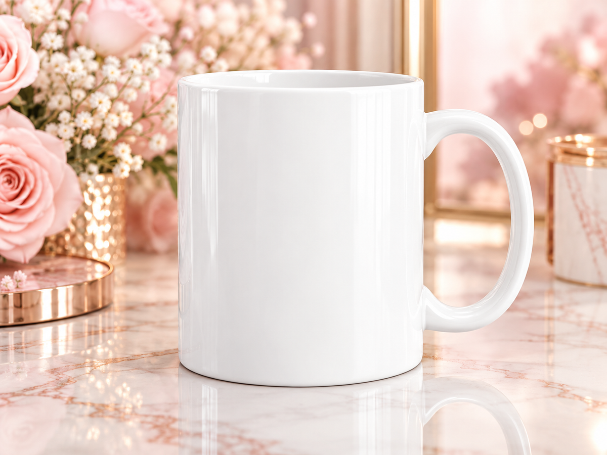 Full Wrap Sublimation Mug- Custom Photo, Logo & Text