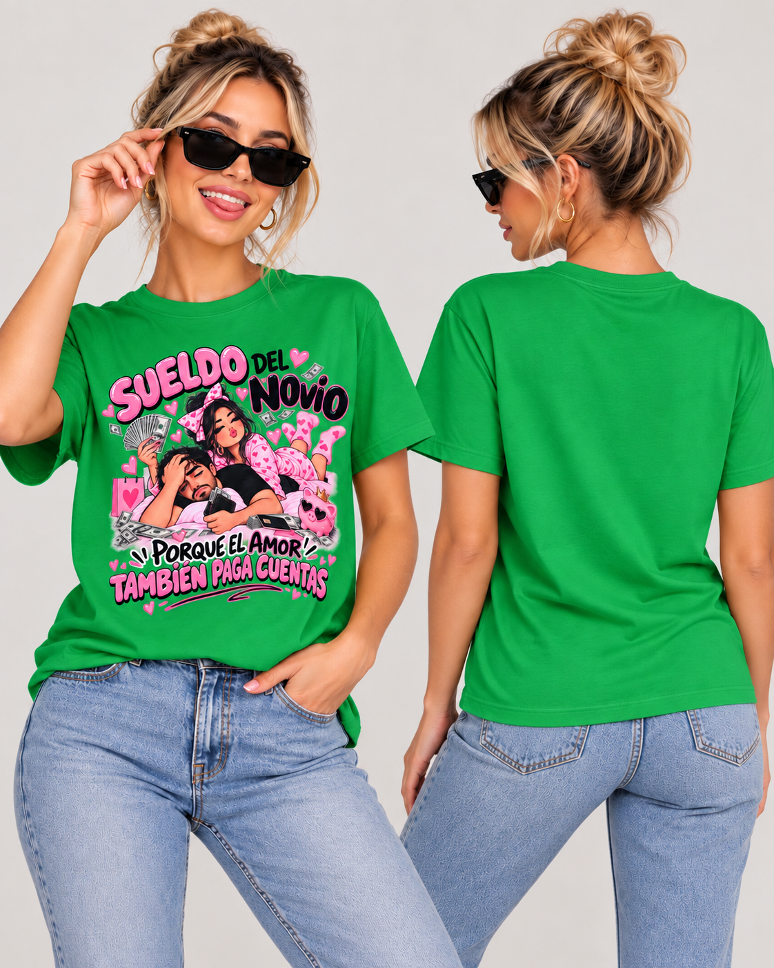 💸💖 Boyfriend’s Salary – “Because Love Pays the Bills Too” Funny Unisex T-Shirt