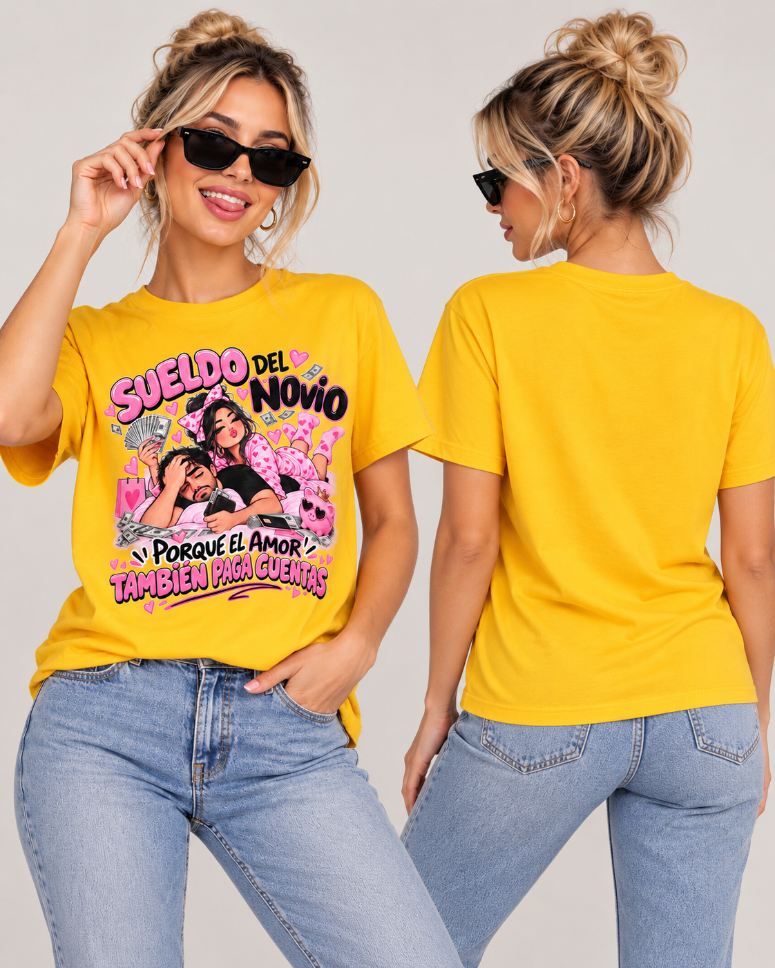 💸💖 Boyfriend’s Salary – “Because Love Pays the Bills Too” Funny Unisex T-Shirt