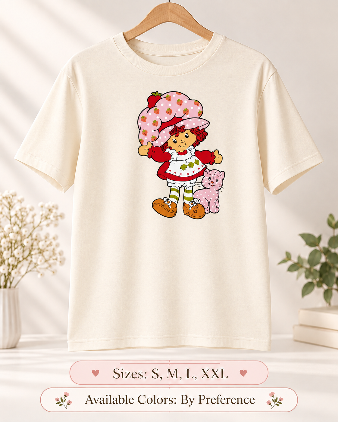 Vintage Strawberry Girl Graphic Tee
