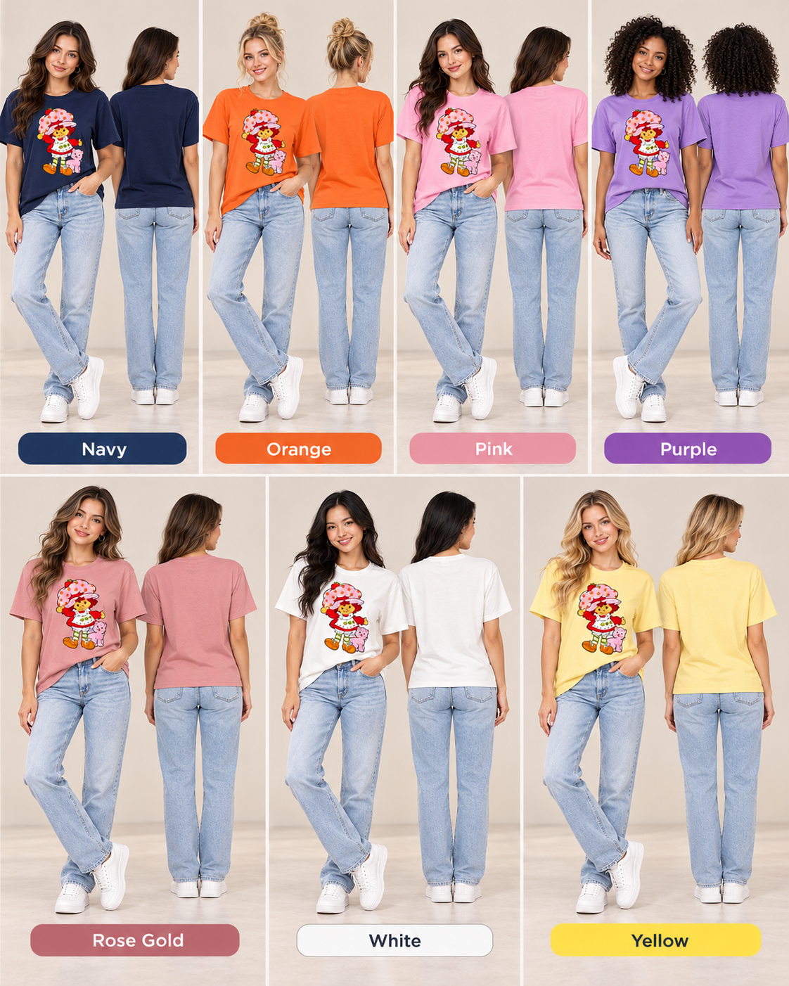 Vintage Strawberry Girl Graphic Tee